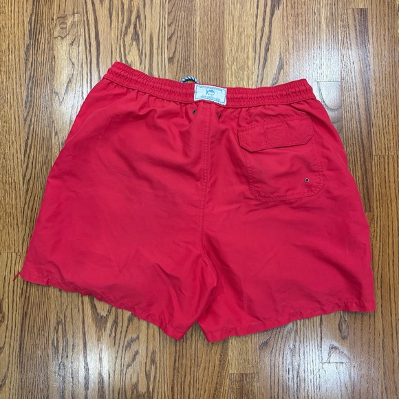Southern Tide Red Swim Trunks - Picture 2 of 6